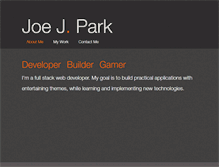 Tablet Screenshot of joeinthepark.com